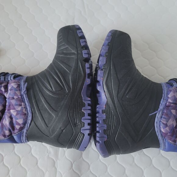 Merrell Girls Snow Quest Waterproof Purple Boots Size 11 Thermolite - Picture 9 of 14